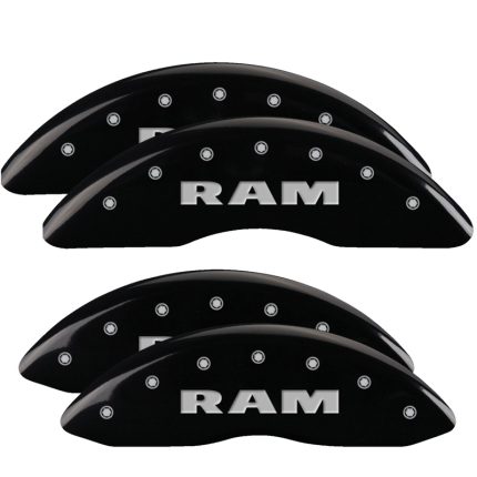 Set Of 4 Caliper Covers Engraved Front And Rear Ram 2010-2010 Dodge Ram MGP Caliper Covers