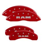 Set Of 4 Caliper Covers Engraved Front And Rear Ram 2002-2006 Dodge Ram MGP Caliper Covers - Image 2