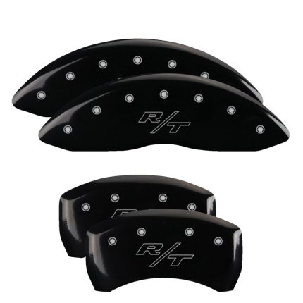 Set Of 4 Caliper Covers Engraved Front And Rear Vintage Style RT 2011-2023 Dodge Challenger 18 Inch Wheel MGP Caliper Covers
