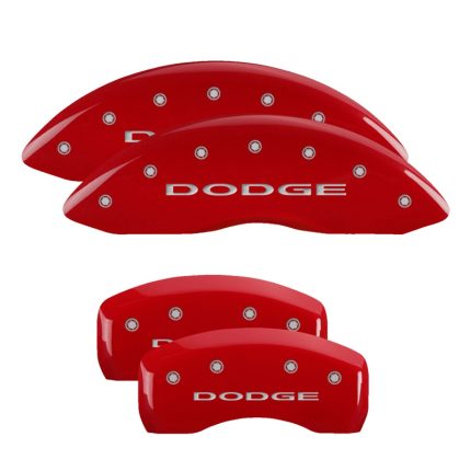 Set Of 4 Caliper Covers Engraved Front And Rear With Out Stripes Dodge 2007-2014 Dodge Caliber MGP Caliper Covers