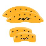 Set Of 4 Caliper Covers Engraved Front And Rear RT 2007-2014 Dodge Caliber MGP Caliper Covers - Image 3