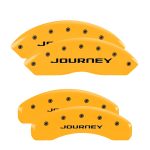 Set Of 4 Caliper Covers Engraved Front And Rear With Out Stripes Journey 2011-2019 Dodge Grand MGP Caliper Covers - Image 3
