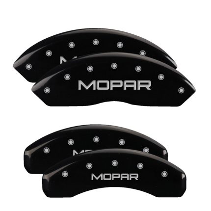 Set Of 4 Caliper Covers Engraved Front And Rear Mopar 2011-2019 Dodge Grand MGP Caliper Covers