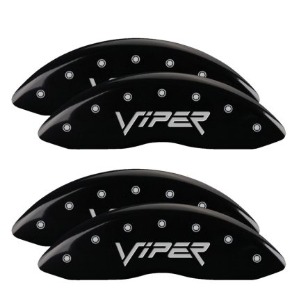 Set Of 4 Caliper Covers Engraved Front And Rear Gen 2 Viper 2001-2002 Dodge Viper MGP Caliper Covers