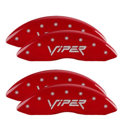 Set Of 4 Caliper Covers Engraved Front And Rear Gen 2 Viper 2001-2002 Dodge Viper MGP Caliper Covers
