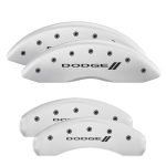 Set Of 4 Caliper Covers Engraved Front And Rear With Stripes Dodge 2011-2024 Dodge Durango MGP Caliper Covers - Image 4