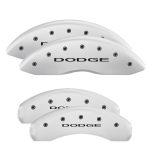 Set Of 4 Caliper Covers Engraved Front And Rear With Out Stripes Dodge 2011-2024 Dodge Durango MGP Caliper Covers - Image 4