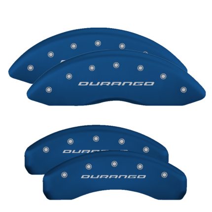 Set Of 4 Caliper Covers Engraved Front And Rear With Out Stripes Durango 2011-2024 Dodge Durango MGP Caliper Covers