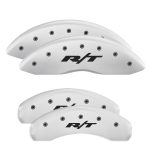 ⁦Set Of 4 Caliper Covers Engraved Front And Rear Rt1-Truck 2011-2024 Dodge Durango MGP Caliper Covers⁩ - الصورة ⁦4⁩