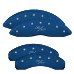 ⁦Set Of 4 Caliper Covers Engraved Front And Rear Vintage Style RT 2011-2024 Dodge Durango MGP Caliper Covers⁩ - الصورة ⁦2⁩