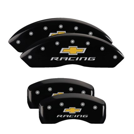Set Of 4 Caliper Covers Engraved Front And Rear Chevy Racing 1997-2004 Chevrolet Corvette MGP Caliper Covers
