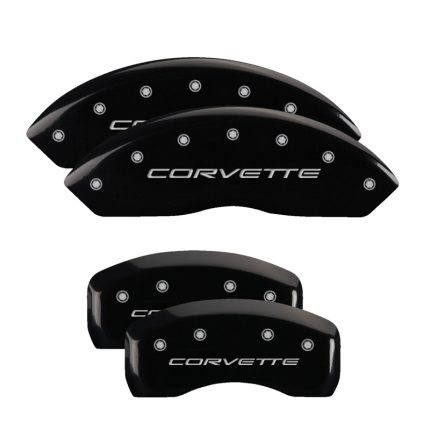 Set Of 4 Caliper Covers Engraved Front And Rear C5 Corvette 1997-2004 Chevrolet Corvette MGP Caliper Covers