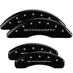 Set Of 4 Caliper Covers Engraved Front And Rear Stingray 2014-2019 Chevrolet Corvette MGP Caliper Covers