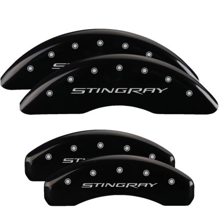 Set Of 4 Caliper Covers Engraved Front And Rear Stingray 2014-2019 Chevrolet Corvette MGP Caliper Covers
