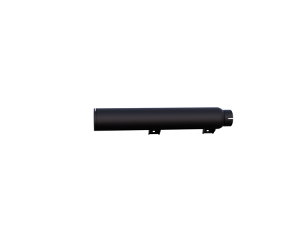 2025-Present Harley Davidson Softail 2-1 Slip-On with Blunt Force Tip – Black (131-2297-B4-P) TAB Performance