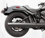 2025-Present Harley Davidson Softail 2-1 Slip-On with Blunt Force Tip - Black (131-2297-B4-P) TAB Performance - Image 2