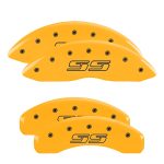 Set Of 4 Caliper Covers Engraved Front And Rear Avalanche Style Ss 2000-2008 Chevrolet Silverado MGP Caliper Covers - Image 3