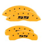 Set Of 4 Caliper Covers Engraved Front And Rear Silverado Style Ss 2000-2008 Chevrolet Silverado MGP Caliper Covers - Image 3