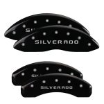 Set Of 4 Caliper Covers Engraved Front And Rear Silverado 2007-2014 Chevrolet Avalanche MGP Caliper Covers