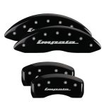 Set Of 4 Caliper Covers Engraved Front And Rear Impala 2010-2013 Chevrolet Impala MGP Caliper Covers