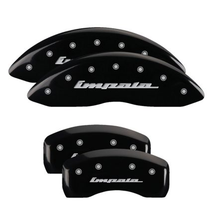 Set Of 4 Caliper Covers Engraved Front And Rear Impala 2010-2013 Chevrolet Impala MGP Caliper Covers