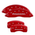 Set Of 4 Caliper Covers Engraved Front And Rear Impala 2010-2013 Chevrolet Impala MGP Caliper Covers - Image 2