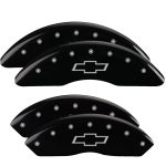 Set Of 4 Caliper Covers Engraved Front And Rear Bowtie 2009-2017 Chevrolet Express MGP Caliper Covers