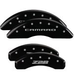Set Of 4 Caliper Covers Engraved Front Gen 5 Camaro Engraved Rear Gen 5 Z28 2012-2015 Chevrolet Camaro MGP Caliper Covers