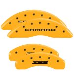 Set Of 4 Caliper Covers Engraved Front Gen 5 Camaro Engraved Rear Gen 5 Z28 2012-2015 Chevrolet Camaro MGP Caliper Covers - Image 3