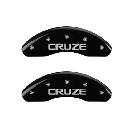 Front Set 2 Caliper Covers Engraved Front Cruze 2014-2016 Chevrolet Cruze MGP Caliper Covers