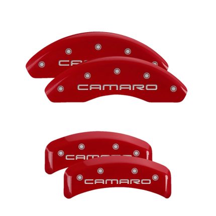 Set Of 4 Caliper Covers Engraved Front And Rear Gen 4 Camaro 1997-1997 Chevrolet Camaro MGP Caliper Covers