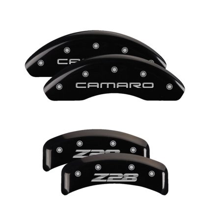 Set Of 4 Caliper Covers Engraved Front Gen 4 Camaro Engraved Rear Gen 4 Z28 1997-1997 Chevrolet Camaro MGP Caliper Covers