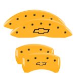 Set Of 4 Caliper Covers Engraved Front And Rear Bowtie 1998-2002 Chevrolet Camaro MGP Caliper Covers - Image 3