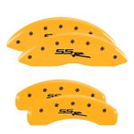 Set Of 4 Caliper Covers Engraved Front And Rear Ssr 2002-2005 Chevrolet Trailblazer MGP Caliper Covers - Image 3