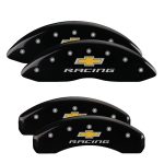 Set Of 4 Caliper Covers Engraved Front And Rear Chevy Racing 2010-2015 Chevrolet Camaro V8 18 Inch Wheel MGP Caliper Covers