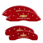 Set Of 4 Caliper Covers Engraved Front And Rear Chevy Racing 2010-2015 Chevrolet Camaro V8 18 Inch Wheel MGP Caliper Covers - Image 2