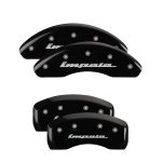 Set Of 4 Caliper Covers Engraved Front And Rear Impala 2000-2005 Chevrolet Impala MGP Caliper Covers
