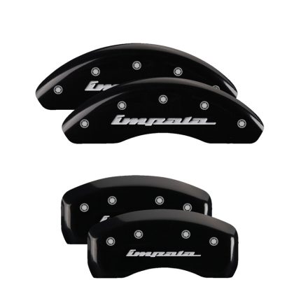 Set Of 4 Caliper Covers Engraved Front And Rear Impala 2000-2005 Chevrolet Impala MGP Caliper Covers