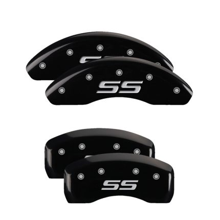 Set Of 4 Caliper Covers Engraved Front And Rear Monte Carlo Style Ss 2000-2005 Chevrolet Impala MGP Caliper Covers