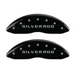 Front Set 2 Caliper Covers Engraved Front Silverado 2007-2013 Chevrolet Silverado MGP Caliper Covers