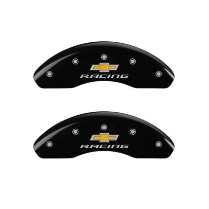 Front Set 2 Caliper Covers Engraved Front Chevy Racing 2011-2013 Chevrolet Cruze MGP Caliper Covers