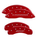 Set Of 4 Caliper Covers Engraved Front Gen 5 6 Camaro Engraved Rear Gen 5 Ss 2012-2012 Chevrolet Camaro MGP Caliper Covers - Image 2