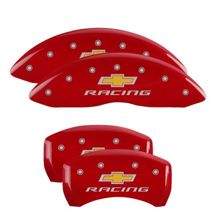Set Of 4 Caliper Covers Engraved Front And Rear Chevy Racing 2014-2015 Chevrolet SS MGP Caliper Covers