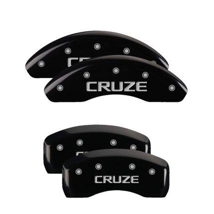 Set Of 4 Caliper Covers Engraved Front And Rear Cruze 2014-2016 Chevrolet Cruze MGP Caliper Covers