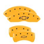 Set Of 4 Caliper Covers Engraved Front And Rear Bowtie 2019-2020 Chevrolet Colorado MGP Caliper Covers - Image 3