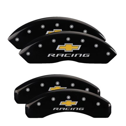 Set Of 4 Caliper Covers Engraved Front And Rear Chevy Racing 2016-2024 Chevrolet Camaro 18 Inch Wheel MGP Caliper Covers