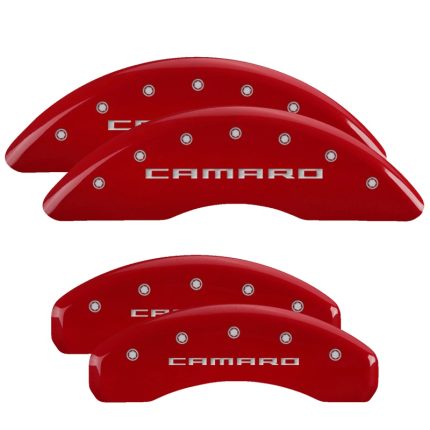 Set Of 4 Caliper Covers Engraved Front And Rear Gen 5 6 Camaro 2016-2024 Chevrolet Camaro 19 Inch Wheel MGP Caliper Covers