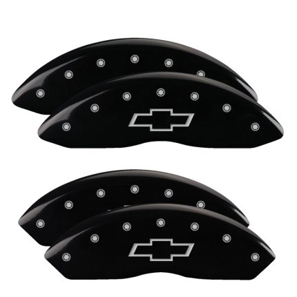 Set Of 4 Caliper Covers Engraved Front And Rear Bowtie 2012-2017 Chevrolet Express MGP Caliper Covers