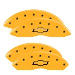Set Of 4 Caliper Covers Engraved Front And Rear Bowtie 2012-2017 Chevrolet Express MGP Caliper Covers - Image 3