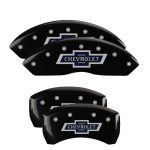 Set Of 4 Caliper Covers Engraved Front And Rear 100 Anniversary Logo 2018-2021 Chevrolet Equinox MGP Caliper Covers